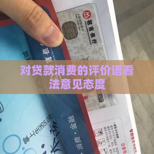 对贷款消费的评价