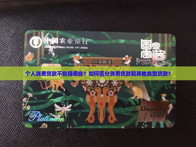 个人消费贷款不包括哪些