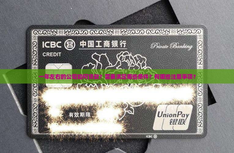 一年左右的公司如何贷款