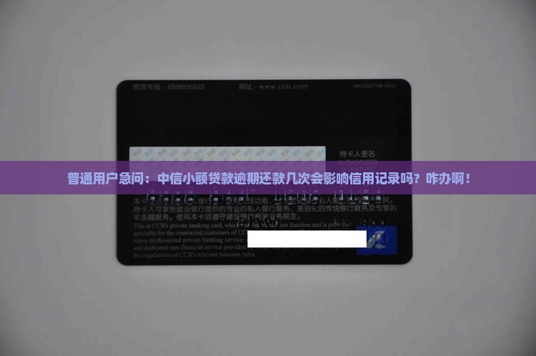 中信小额贷款会上征信吗