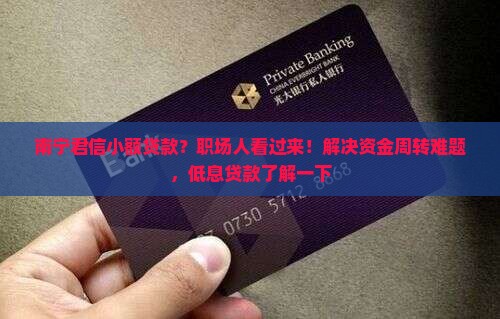 南宁君信小额贷款