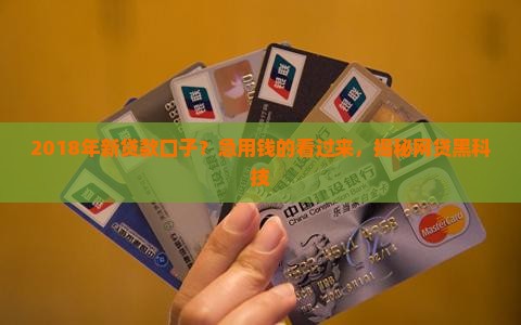 2018年新贷款口子