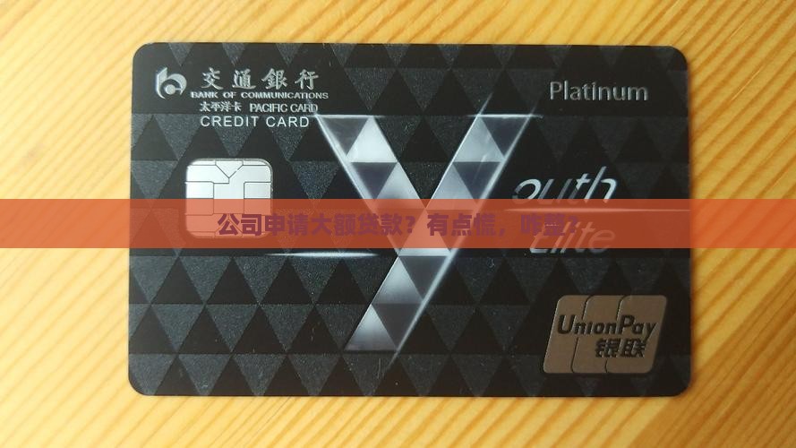 公司大额贷款怎么办