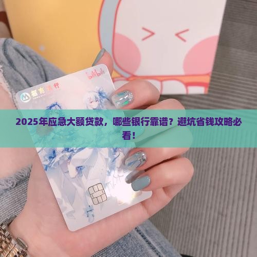 应急大额贷款有哪些银行