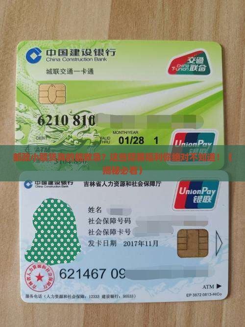 可以用邮政的小额贷款