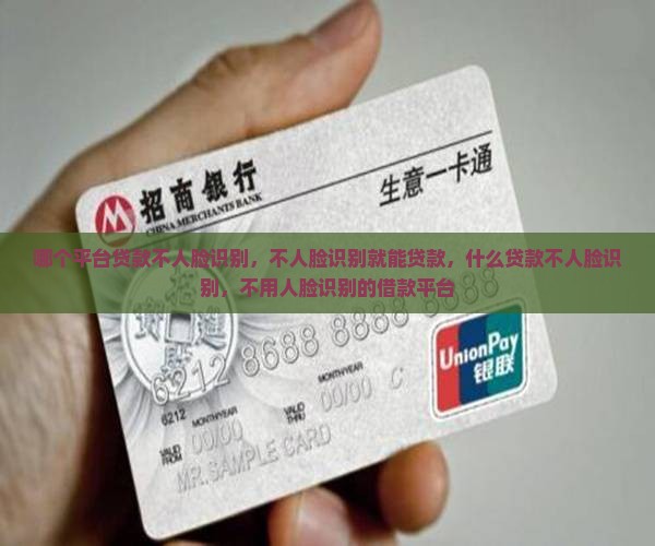 哪个平台贷款不人脸识别