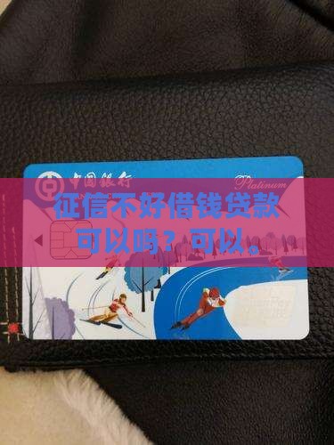 征信花借钱贷款可以吗