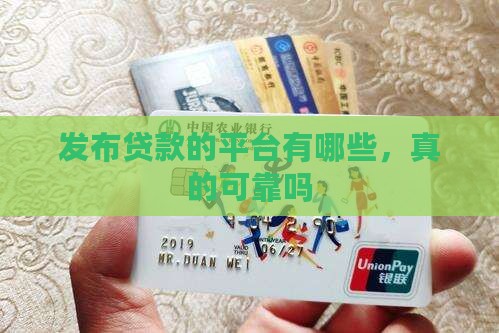 发布贷款的平台