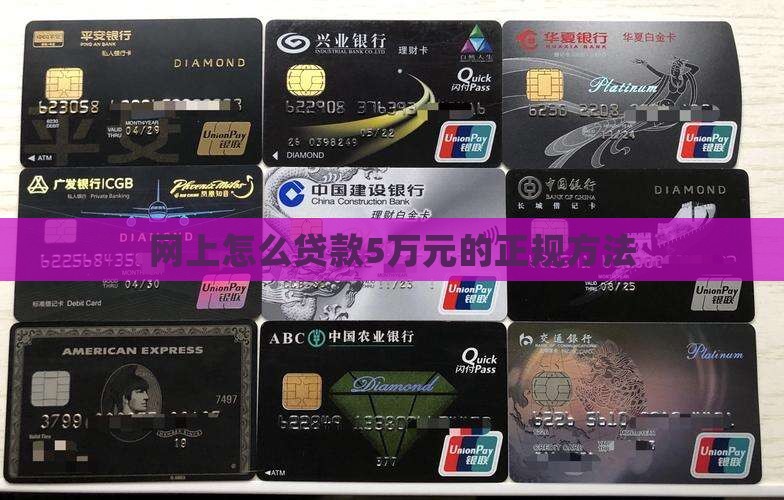 网上怎么贷款5万元