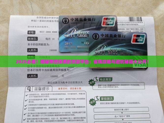 带担保费的贷款平台有哪些