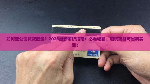 如何查公司贷款数量