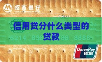 信用贷分什么类型的贷款