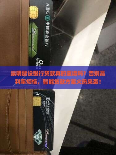 崇明建设银行贷款