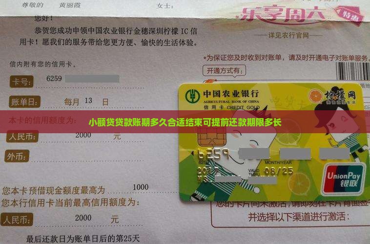 小额贷贷款账期多久