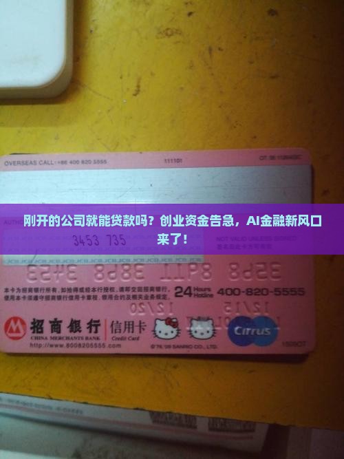 刚开的公司就能贷款吗