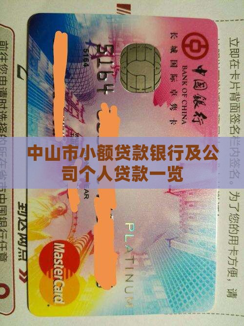 中山市小额贷款银行