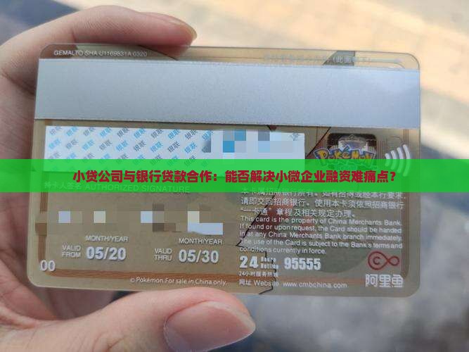 小贷公司和银行贷款合作