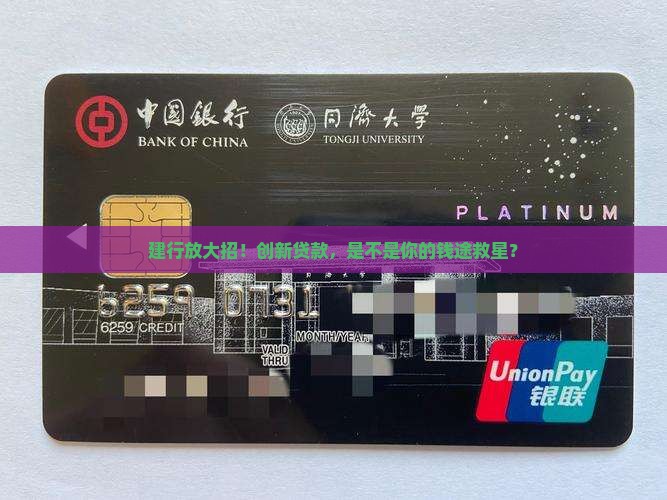 建设银行创新贷款