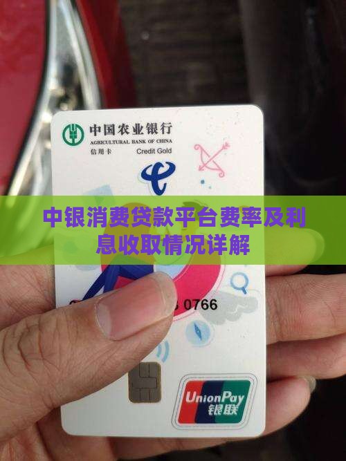 中银消费贷款平台费