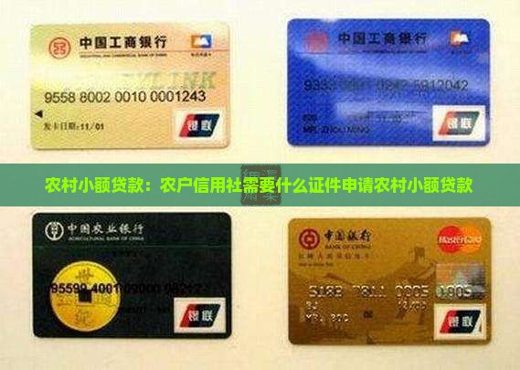 农村小额贷款证件