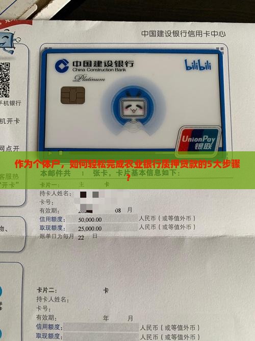农业银行质押贷款手续