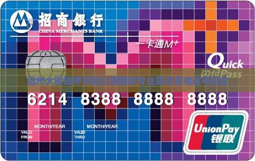 温州大额抵押贷款公司