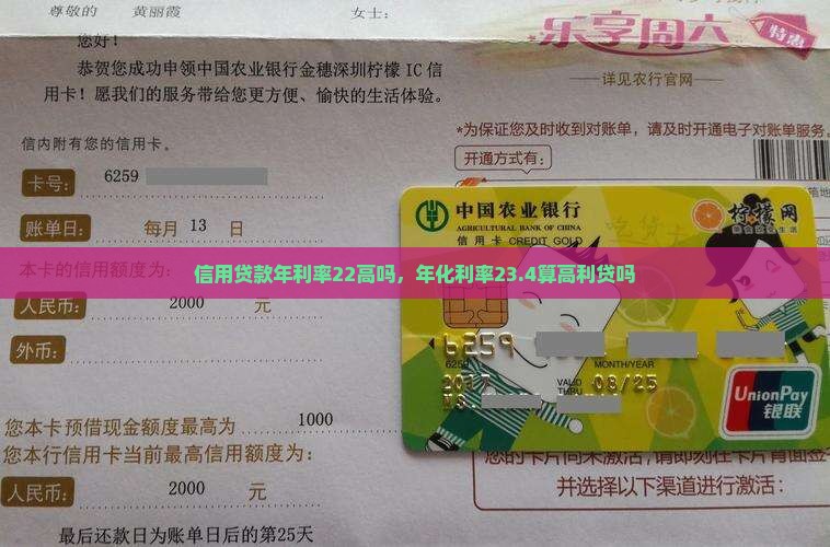 信用贷款年利率22高吗