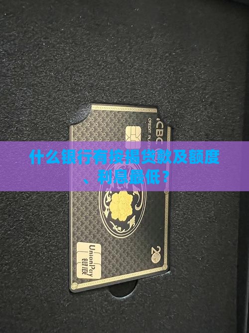 什么银行有按揭贷款