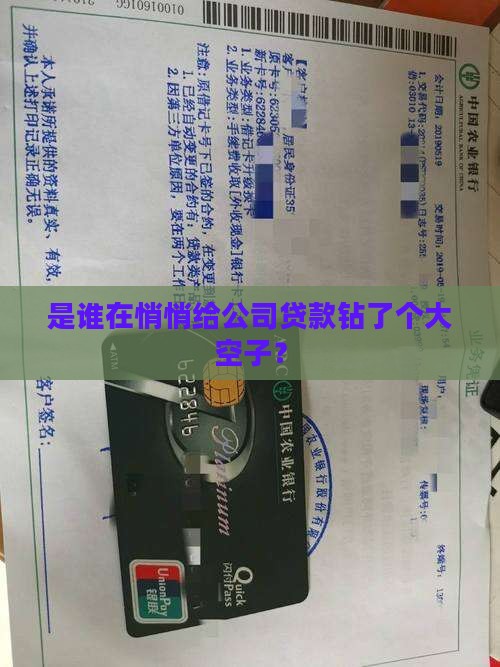 个人作假公司贷款