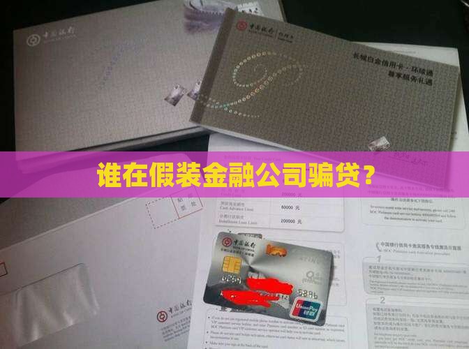 冒充金融公司贷款