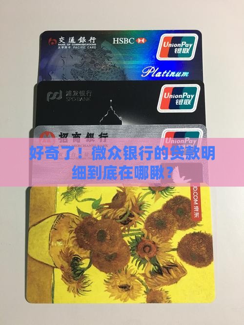 微众银行贷款明细从哪查