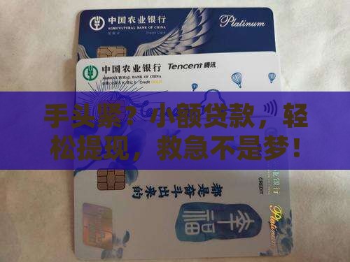 小额贷款能提现