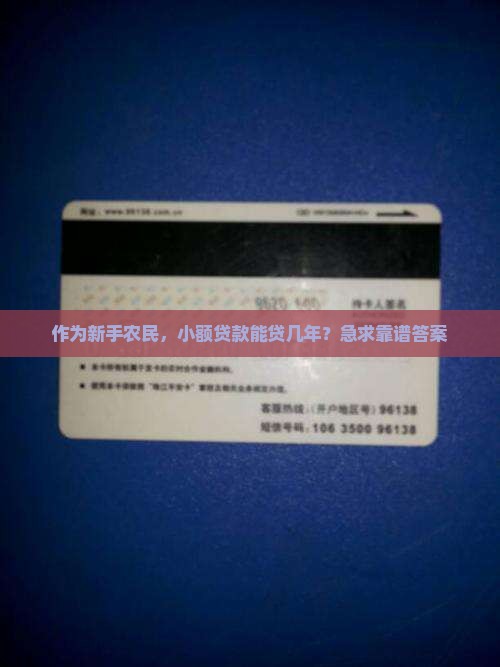 信用社小额贷款的年限