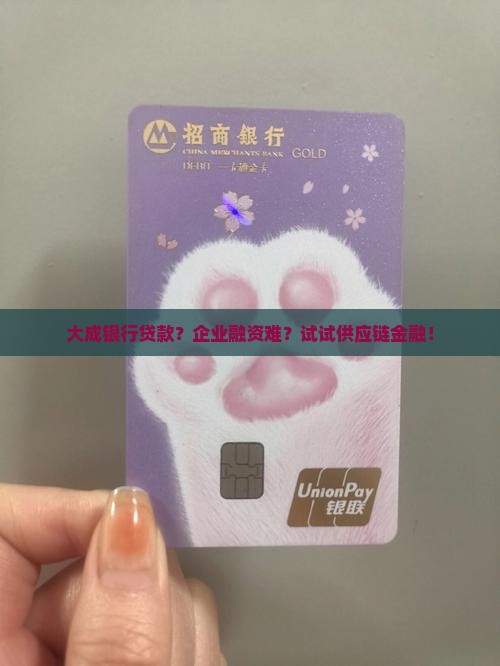 大成银行贷款