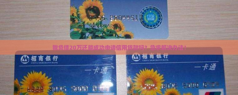 负债20万能信用贷款吗 负债20万能信用贷款吗