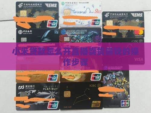 小米贷款怎么开直播卖货