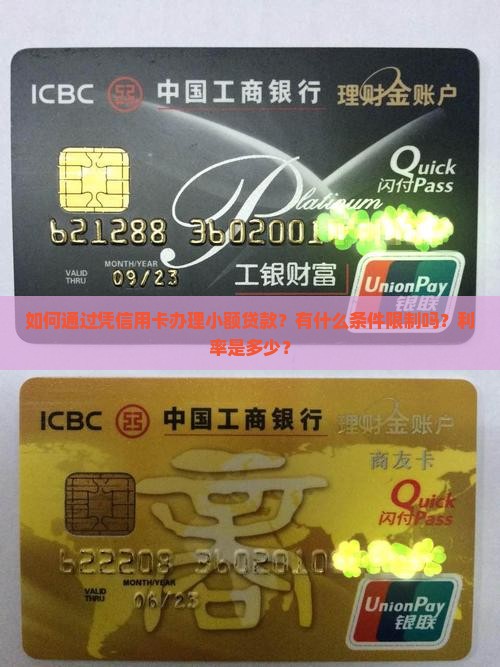 凭信用卡办小额贷款