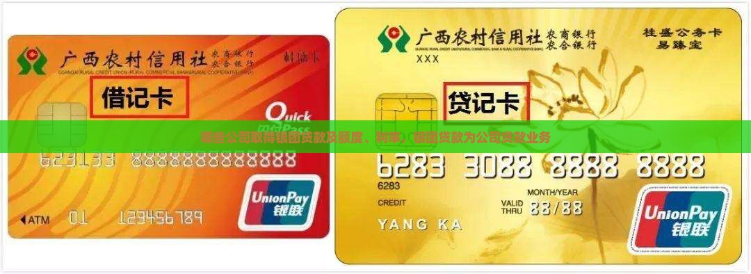 哪些公司取得银团贷款