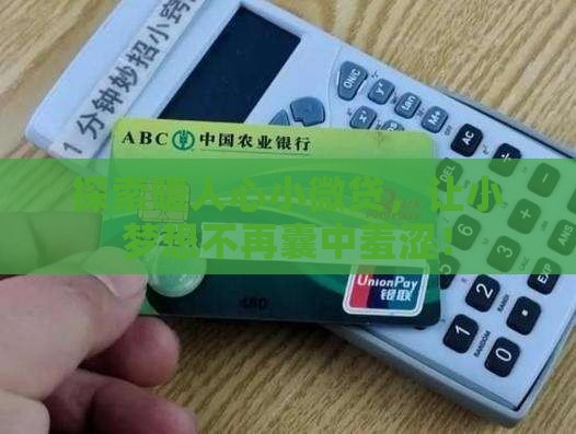 创新小微贷贷款业务