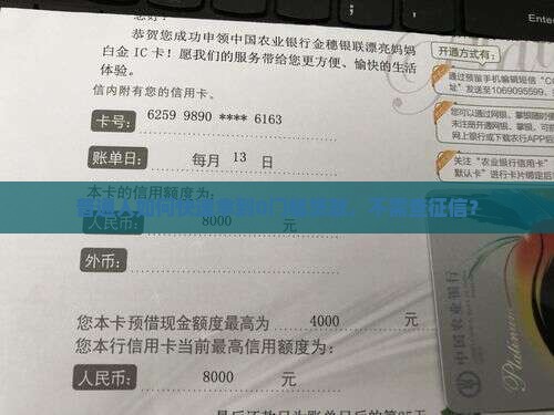 什么贷款好下不用征信