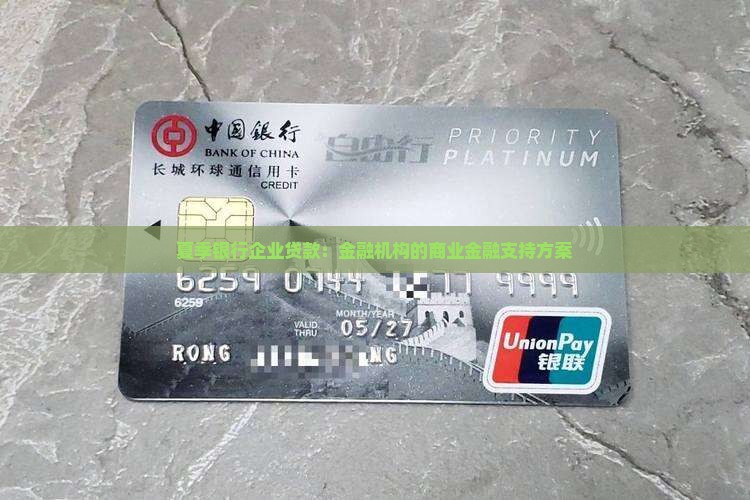 夏标银行贷款金融