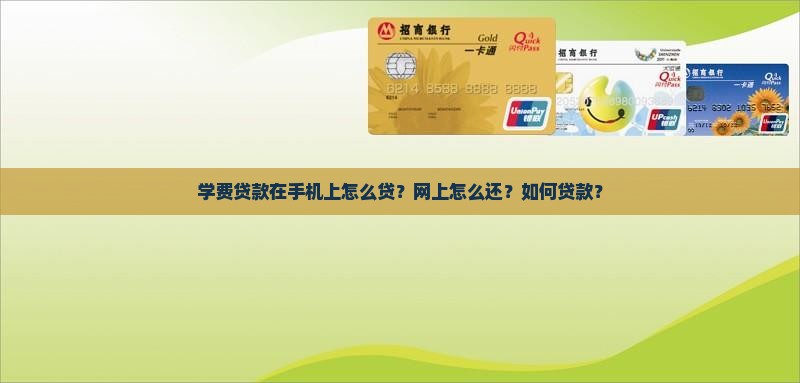 学费贷款在手机上怎么贷
