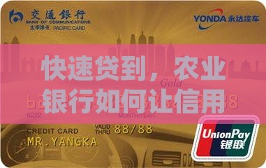 农行快e贷信用贷款