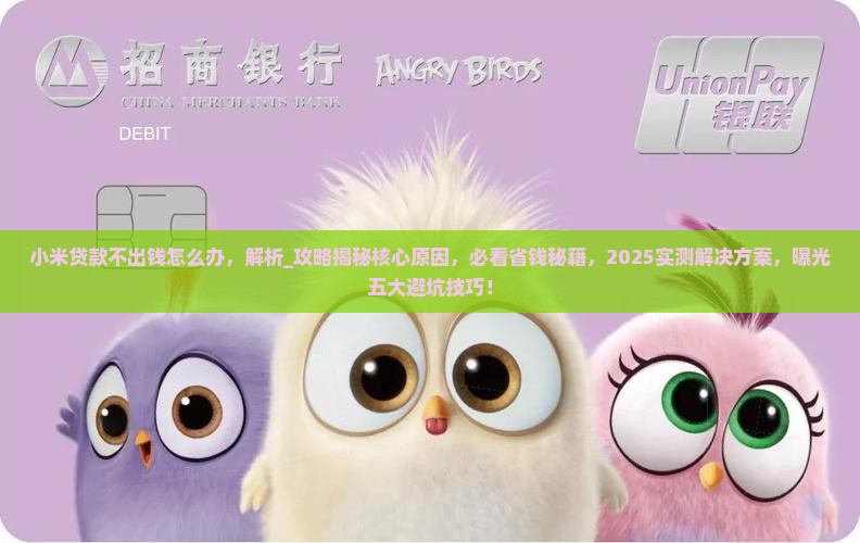 小米贷款不出钱怎么办