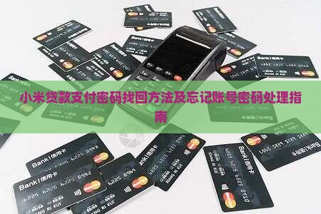 小米贷款支付密码找回