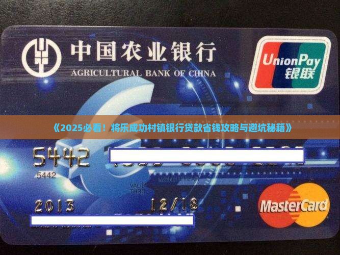 将乐成功村镇银行贷款