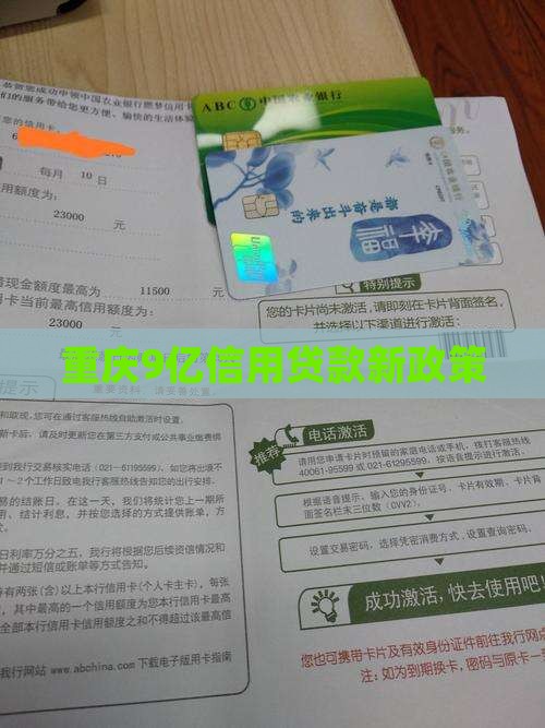 重庆9亿信用贷款