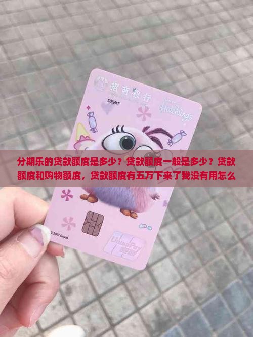 分期乐的贷款额度