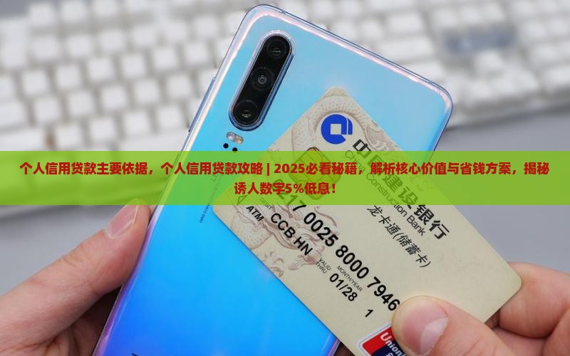 个人信用贷款主要依据