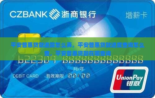 平安普惠贷款追踪怎么弄